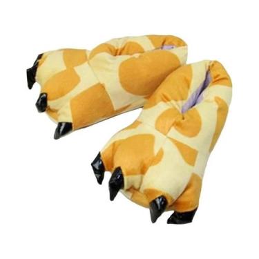 Imagem de Chinelos De Inverno Quentes E Macios Para Uso Interno, Design De Garra