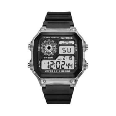 Imagem de Relógio Digital Esportivo À Prova D'Água Para Homens E Mulheres, Lumin