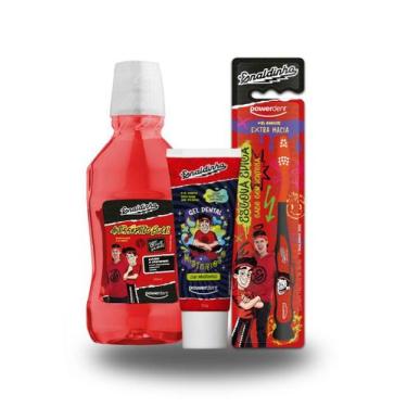 Imagem de Kit Completo Enaldinho Higiene Escova Gel dental e Enxaguante bucal Ve