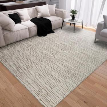 Imagem de Tapete Sala e Quarto Grande 3,00x2,00 Antiderrapante Lavável Tapete de Sala Mesclado(Bege,2,50 x 2,00)