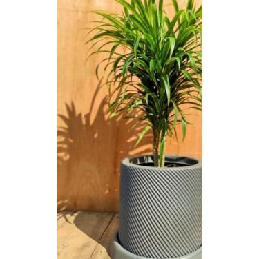 Imagem de Vaso para Plantas modelo Vite 29cm em Polietileno (Chumbo)