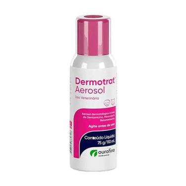 Imagem de Dermotrat aerosol anti inflamatório para cães e gatos 110ml - OURO FIR