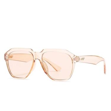 Imagem de Óculos de Sol Femininos com Estampa de Leopardo em Degradê em Cores Doces para Esportes ao Ar Livre, Corrida e Ciclismo, 02