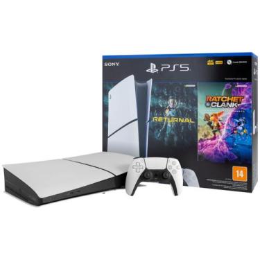 Imagem de PlayStation 5 Slim Edição Digital 2024 1TB  - Sony, Branco