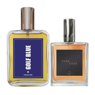 Imagem de Kit Perfume Masculino Golf Blue 100Ml + Dark Code 50Ml - Essência Do B
