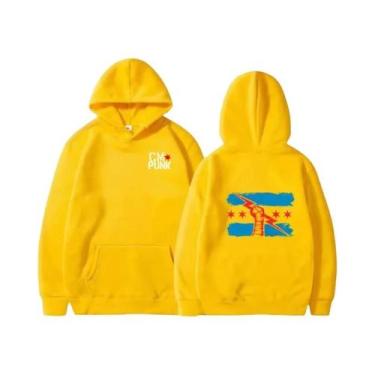 Imagem de Moletom Masculino CM Punk Com Capuz, Estampa De Moda Outono Inverno, C