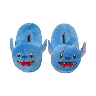 Imagem de Chinelos De Pelúcia Disney Lilo & Stitch Fofos Para Casal, Sapatos De 
