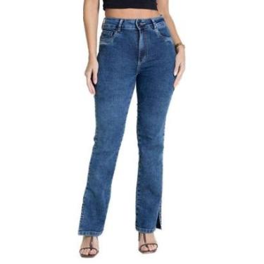 Imagem de Calça Jeans Sawary Reta - 281640 - Azul medio 42-Feminino