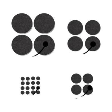 Imagem de Conjunto De 240 Almofadas De Feltro Para Móveis, Protetores Antiderrap