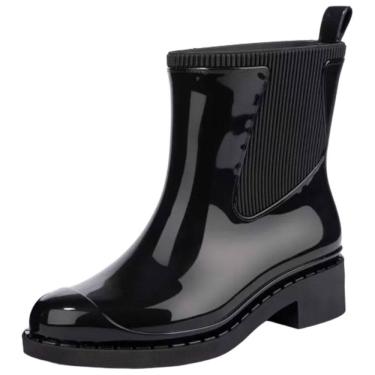 Imagem de Bota Feminina Galocha Impermeável Conforto Pratico Zaxy Wide