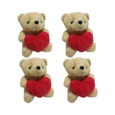 Imagem de Urso De Pelúcia Kawaii Em Forma De Coração 20cm, Presente De Dia Dos N