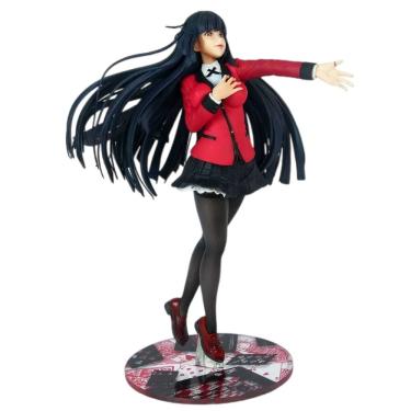 Imagem de Estatueta de anime feminina elegante com tela de 22 cm, modelo de PVC