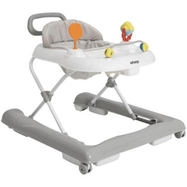 Imagem de Andador para Bebe Centro de Atividades Kiddo Passinhos Cinza