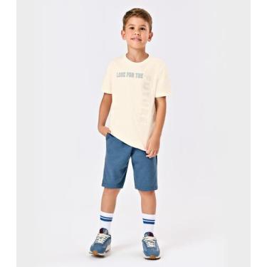 Imagem de Camiseta Masculina Infantil Com Estampa Trick Nick Bege, 4, Bege