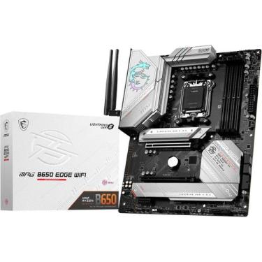 Imagem de Placa Mãe MSI B650 MPG EDGE Wi-Fi DDR5 Socket AMD AM5 cor:preto, preto
