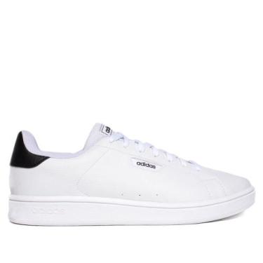 Imagem de Tênis Masculino Adidas Urban Court Casual Branco/Preto, Branco, Preto,