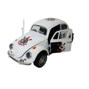 Imagem de Fusca Miniatura Corinthians Carrinho De Fricção Colecionável - Beetle