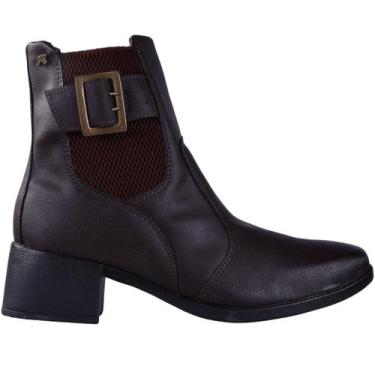 Imagem de Bota Feminina Isabela Castelani Cano Curto 60.002 Marrom, 37