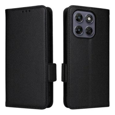 Imagem de Capa Carteira Estojo Flip para Moto G67 + Película 3D Vidro - LXL