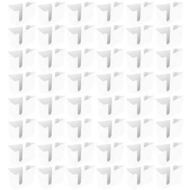 Imagem de Kit 48 Suportes Porta Guardanapos de Mesa Trio Crippa Branco Lanchonete Restaurante