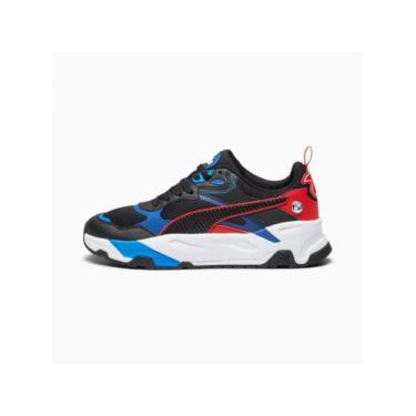 Imagem de Tenis masculino puma bmw trinity 30794901, Black, White, Red