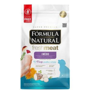 Imagem de Ração Fórmula Natural Super Premium Fresh Meat para Cães Filhotes de P