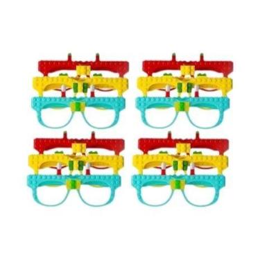 Imagem de Conjunto De Blocos De Construção DIY Para Crianças, Óculos De Blocos, 