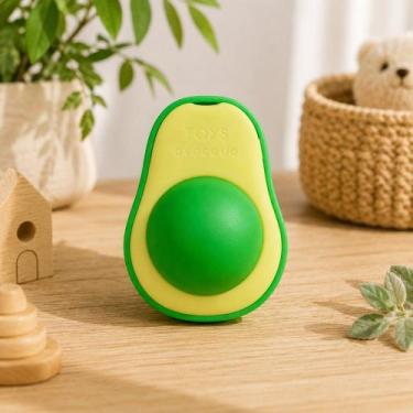 Imagem de Brinquedo Abacate Com Catnip Para Gatos 6 cm - Verde - BUPPY PET