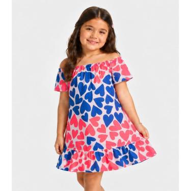 Imagem de Vestido Infantil Estampado Infinita Cor Rosa