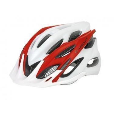 Imagem de Capacete absolute wild led - tamanho g, Branco, Vermelho, Fosco, UNI