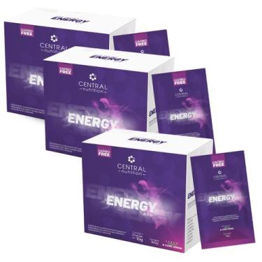 Imagem de Kit 2 Energy ATP 30 Saches Creatina Monohidrata Central Nutrition, Lim