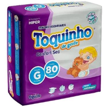Imagem de Fralda Toquinho Confort Sec Hiper (Dia & Noite) Tam G - ATACADO BARATO