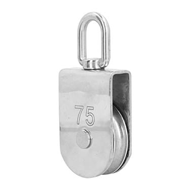 Imagem de Compra Maluca Polia da talha, polia de roda única prata aço inoxidável para iates para navios