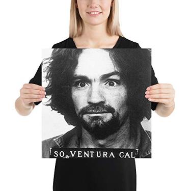 Imagem de Charles Manson Mug Shot 1969 Vertical 2 Pôster