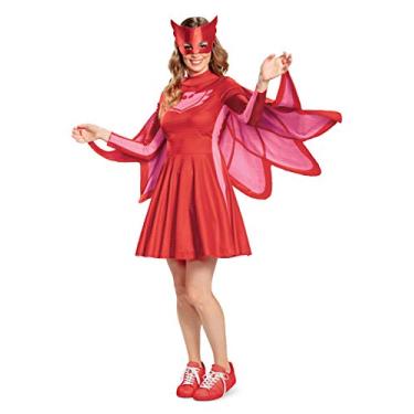 Imagem de Disguise Fantasia adulta clássica de coruja feminina, Vermelho, (4-6)
