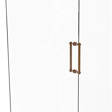 Imagem de Allied Brass Puxador de porta de chuveiro traseiro contemporâneo de 30,48 cm (12 polegadas), bronze escovado