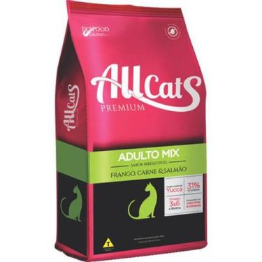 Imagem de Ração Para Gatos Adultos Allcats Mix 20Kg - Pet Food