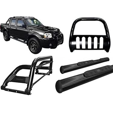 Imagem de KIT QUEBRA MATO+SANTO ANTONIO H2+ESTRIBO FONTIER 2007 PRETO