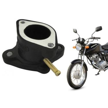 Imagem de Coletor Admissão Cg Titan Fan 2002 A 2008 Com Catalisador