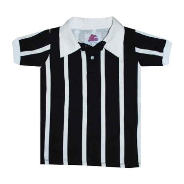 Imagem de Camisa Polo Botão Liga Retrô Infantil  Listrada 10