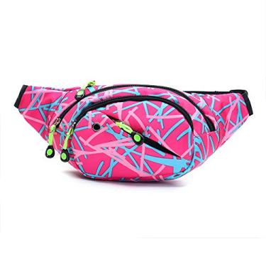 Imagem de Bolsa de viagem com cintura para várias funções, bolsa de peito e bumbum com alça ajustável para homens e mulheres, adequada para eventos ao ar livre, caminhadas, ciclismo, corrida