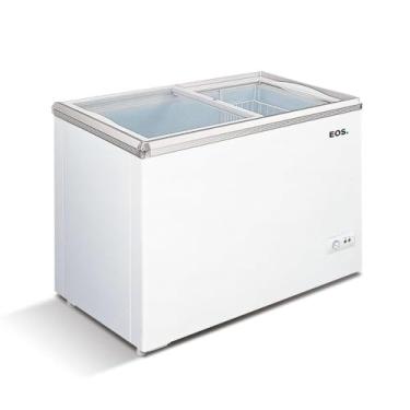 Imagem de Freezer Expositor Horizontal Eos 120 Litros Eco Gelo com Tampa de Vidro Eeh120xx 220v