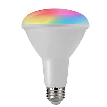 Imagem de Lâmpadas inteligentes Wi-Fi, lâmpadas LED reguláveis BR30, 1200 lúmens, ajustável 2700K - 6500K+RGB, (equivalente a 75W), compatível com Alexa, Google Assistant, sem hub necessário, base E26 (10 pçs/embalagem)