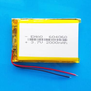 Imagem de 3.7V 2000mAh Lítio Polímero Bateria Recarregável Lipo Cell Substituir Para DVD Bluetooth GPS Com Fio