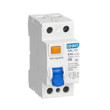 Imagem de Interruptor DR 1P+N 25A/30mA AC 240V NXL-63 Cód. 280721 – Chint