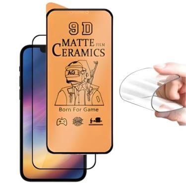 Imagem de Película Protetor de Tela Cerâmica Fosco Anti Risco e Impacto Para Apple iPhones Proteção Total Não Quebra (iPhone 11 Pro Max/Xs Max)