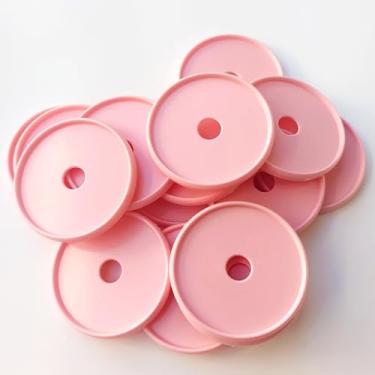 Imagem de Kit 12 Discos GG 45mm de Caderno Infinito Sistema Inteligente Amor Infinito Cadernos - Circulo (Rosa Claro)