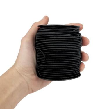 Imagem de Elástico Roliço Colorido - 2,2mm - 50 Metros- Cor Preto 310 Nybc