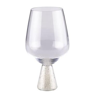 Imagem de Taça de vinho cheia de cristal sem haste, moderna e exclusiva, ergonômica, tigela de vidro larga, para mesa de jantar, celebração, evento, casamento, prata, conjunto de 6