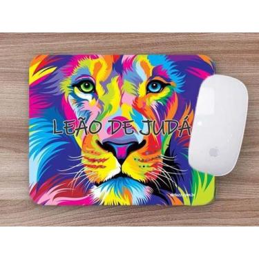 Imagem de Mouse Pad Emborrachado Personalizado Leão de Judá - Deluzz